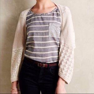 Anthropologie lace sweater